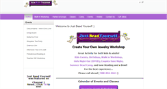 Desktop Screenshot of just-bead-yourself.com