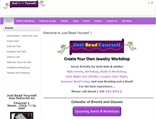 Tablet Screenshot of just-bead-yourself.com